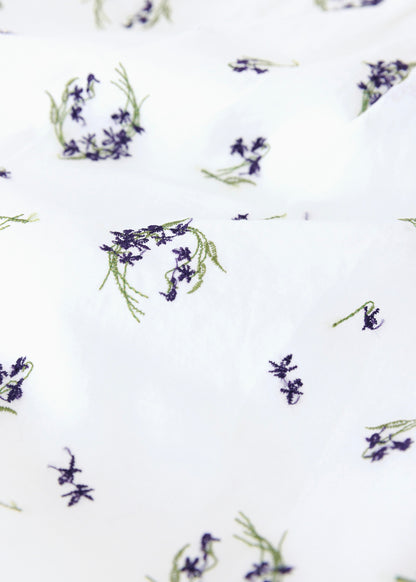 受注　Violet flower crown C／skirt white【F014-07022】