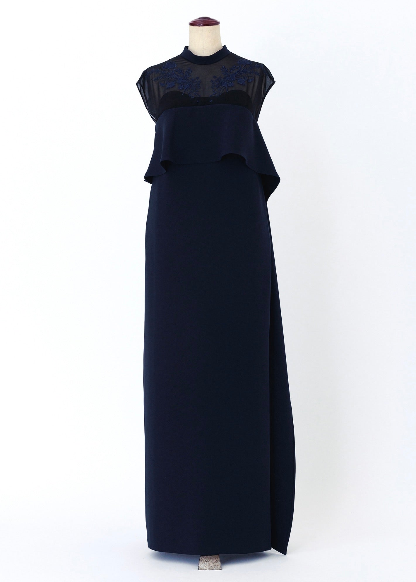 受注　spilling bouquet (powdery)／one-piece navy【F014-05018】