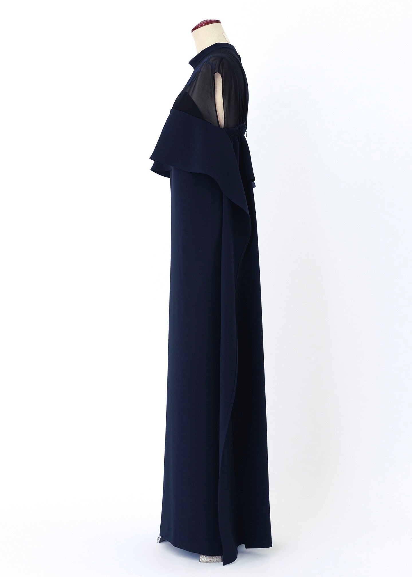 受注　spilling bouquet (powdery)／one-piece navy【F014-05018】