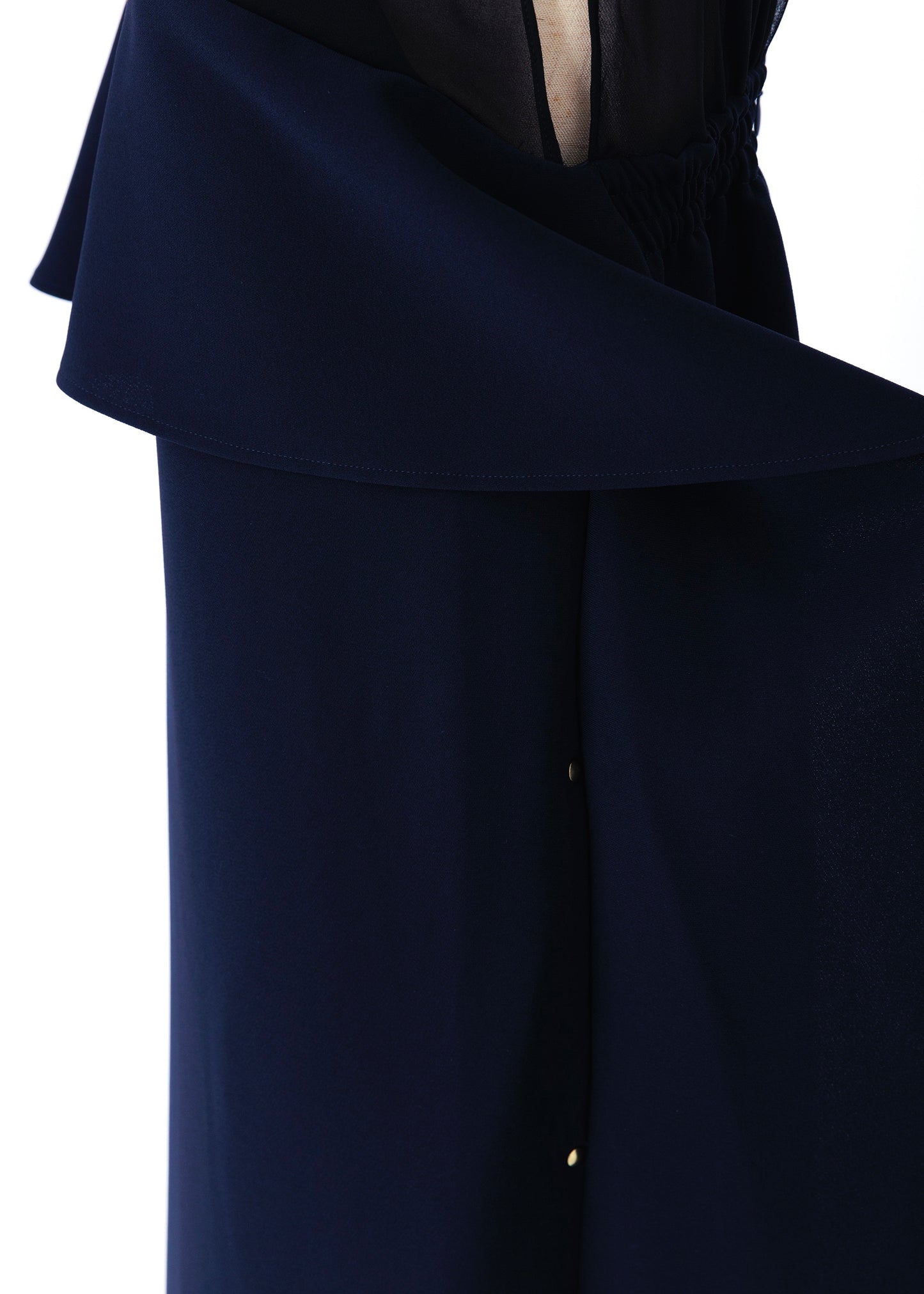 受注　spilling bouquet (powdery)／one-piece navy【F014-05018】